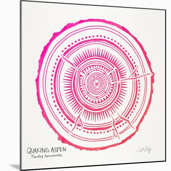Pink Quaking-Cat Coquillette-Mounted Giclee Print