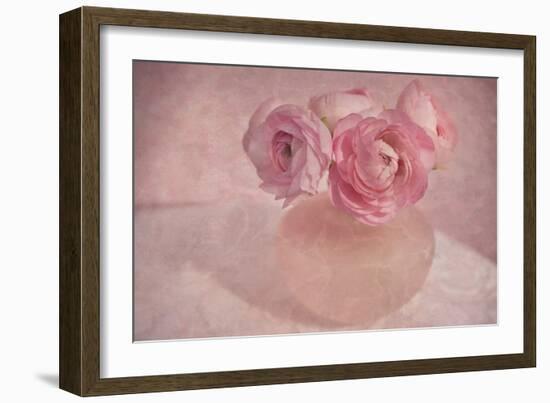 Pink Ranunculus Bouquet-Cora Niele-Framed Photographic Print