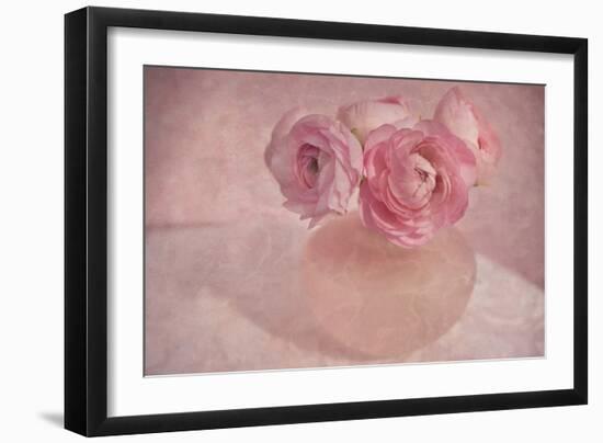 Pink Ranunculus Bouquet-Cora Niele-Framed Photographic Print