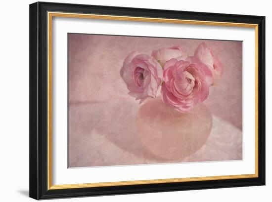 Pink Ranunculus Bouquet-Cora Niele-Framed Photographic Print