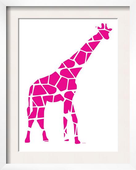 Pink Reticulated-Avalisa-Framed Art Print