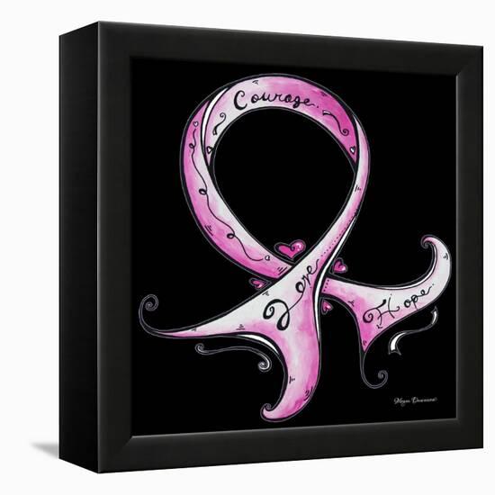 Pink Ribbon 2-Megan Aroon Duncanson-Framed Premier Image Canvas