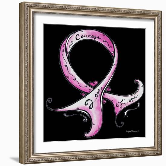 Pink Ribbon 2-Megan Aroon Duncanson-Framed Giclee Print