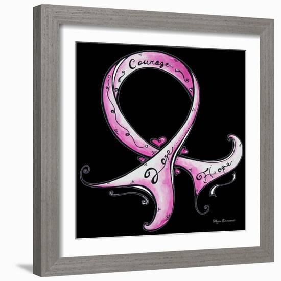 Pink Ribbon 2-Megan Aroon Duncanson-Framed Giclee Print