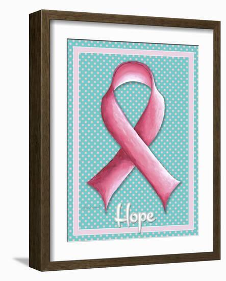 Pink Ribbon 5-Megan Duncanson-Framed Giclee Print