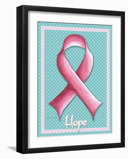 Pink Ribbon 5-Megan Duncanson-Framed Giclee Print