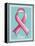 Pink Ribbon 5-Megan Duncanson-Framed Premier Image Canvas