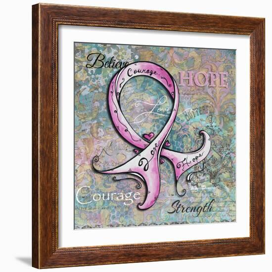 Pink Ribbon Hope-Megan Aroon Duncanson-Framed Giclee Print