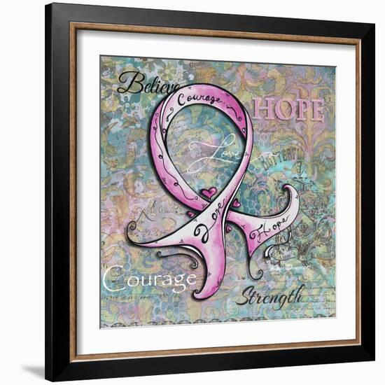 Pink Ribbon Hope-Megan Aroon Duncanson-Framed Giclee Print