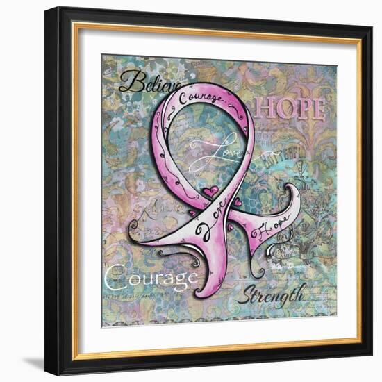 Pink Ribbon Hope-Megan Aroon Duncanson-Framed Giclee Print