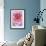 Pink Rose 2-Stacy Bass-Framed Giclee Print displayed on a wall