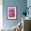 Pink Rose 3-Stacy Bass-Framed Giclee Print displayed on a wall