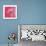 Pink Rose Abstract No 206-Shams Rasheed-Giclee Print displayed on a wall