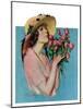 "Pink Rose Bouquet,"June 18, 1927-Penrhyn Stanlaws-Mounted Giclee Print