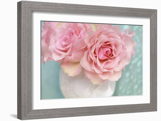 Pink Rose Bouquet-Cora Niele-Framed Photographic Print