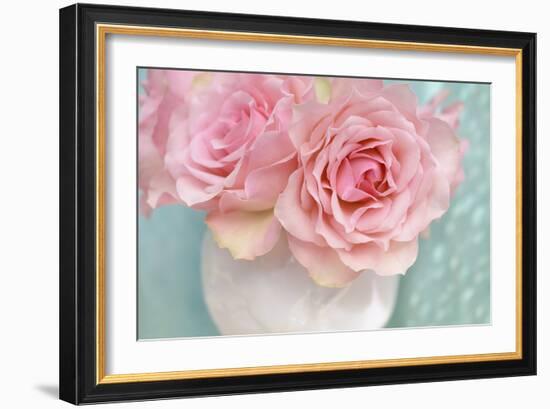 Pink Rose Bouquet-Cora Niele-Framed Photographic Print