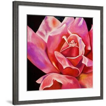 Pink Rose-Hyunah Kim-Framed Art Print