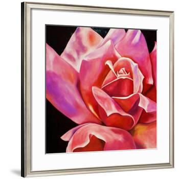 Pink Rose-Hyunah Kim-Framed Art Print
