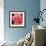 Pink Rose-Hyunah Kim-Framed Premium Giclee Print displayed on a wall