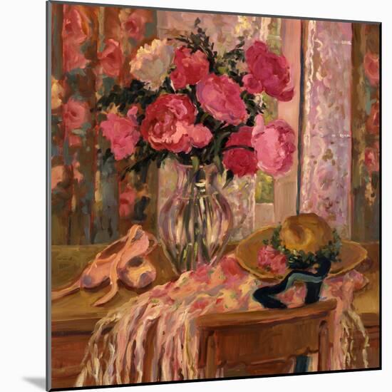 Pink Roses and Ballet Shoes-Allayn Stevens-Mounted Art Print