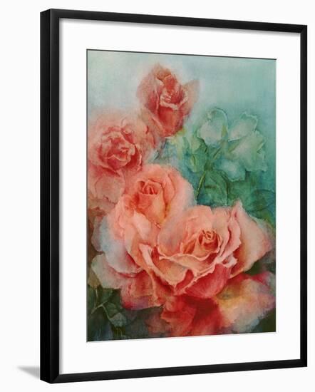 Pink Roses, Prima Ballerina-Karen Armitage-Framed Giclee Print