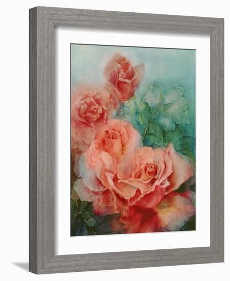 Pink Roses, Prima Ballerina-Karen Armitage-Framed Giclee Print