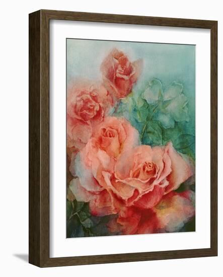 Pink Roses, Prima Ballerina-Karen Armitage-Framed Giclee Print
