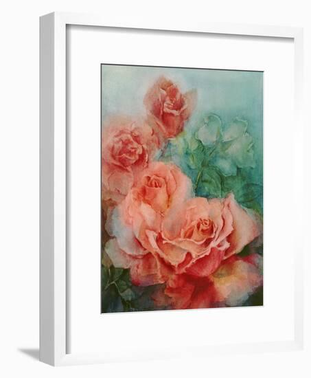 Pink Roses, Prima Ballerina-Karen Armitage-Framed Giclee Print