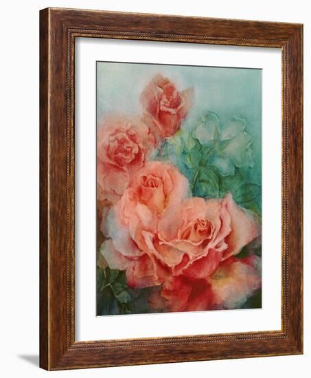 Pink Roses, Prima Ballerina-Karen Armitage-Framed Giclee Print