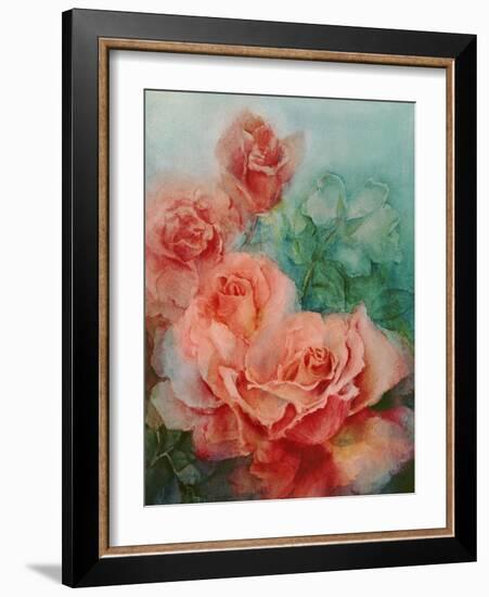 Pink Roses, Prima Ballerina-Karen Armitage-Framed Giclee Print