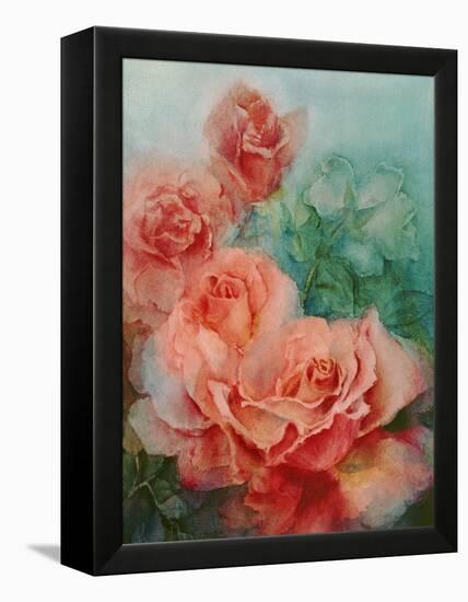 Pink Roses, Prima Ballerina-Karen Armitage-Framed Premier Image Canvas