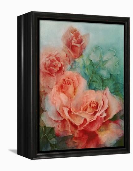 Pink Roses, Prima Ballerina-Karen Armitage-Framed Premier Image Canvas