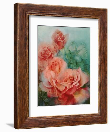 Pink Roses, Prima Ballerina-Karen Armitage-Framed Giclee Print