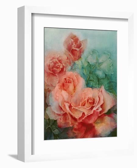 Pink Roses, Prima Ballerina-Karen Armitage-Framed Giclee Print