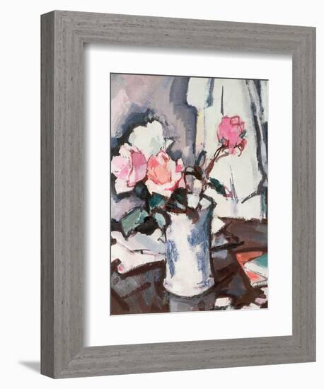 Pink Roses-Samuel John Peploe-Framed Giclee Print