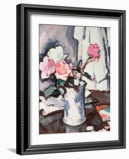 Pink Roses-Samuel John Peploe-Framed Premium Giclee Print