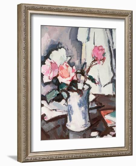 Pink Roses-Samuel John Peploe-Framed Giclee Print