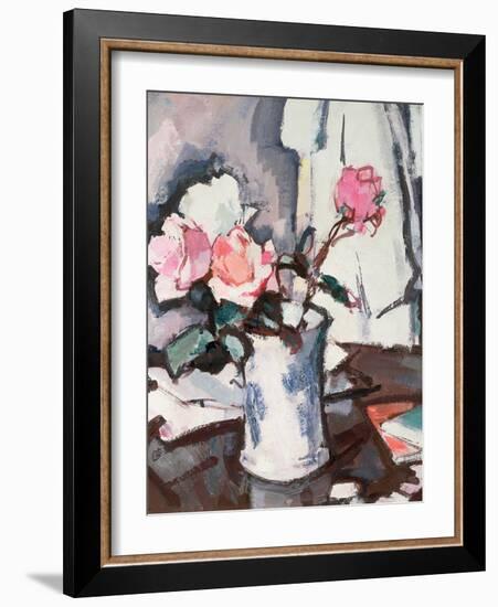 Pink Roses-Samuel John Peploe-Framed Giclee Print