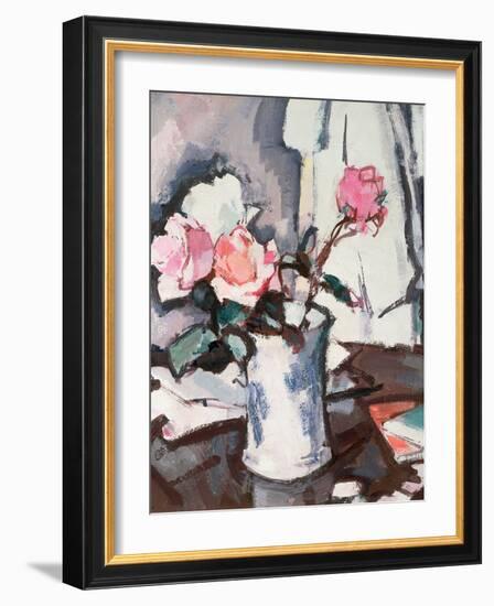 Pink Roses-Samuel John Peploe-Framed Giclee Print