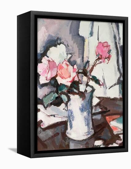 Pink Roses-Samuel John Peploe-Framed Premier Image Canvas