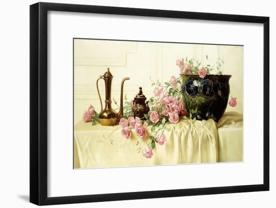 Pink Roses-Milne Ramsey-Framed Giclee Print