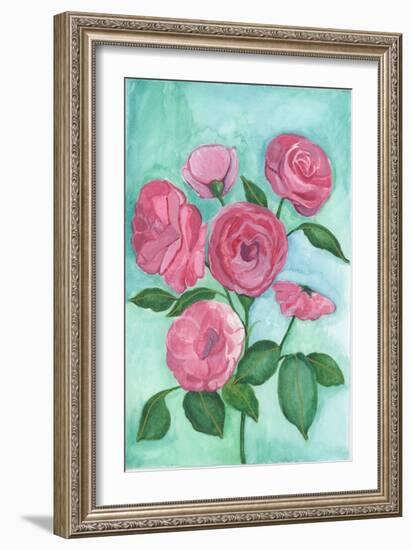 Pink Roses-Elizabeth Rider-Framed Giclee Print