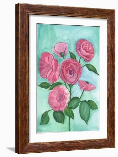 Pink Roses-Elizabeth Rider-Framed Giclee Print