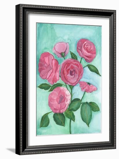 Pink Roses-Elizabeth Rider-Framed Giclee Print