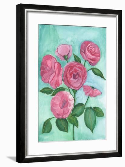 Pink Roses-Elizabeth Rider-Framed Giclee Print