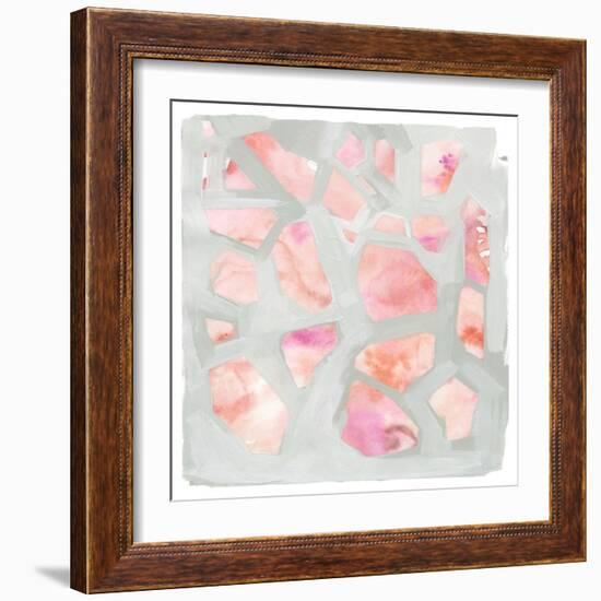 Pink Salt Shards I-Jennifer Parker-Framed Art Print