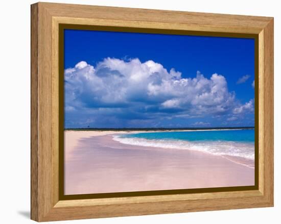 Pink Sand Beach, Harbour Island, Bahamas-Greg Johnston-Framed Premier Image Canvas