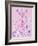 Pink Santa Fe Garden-Cat Coquillette-Framed Art Print