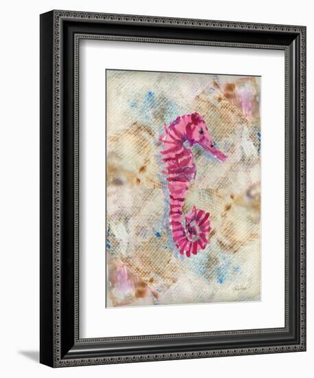 Pink Seahorse-LuAnn Roberto-Framed Art Print