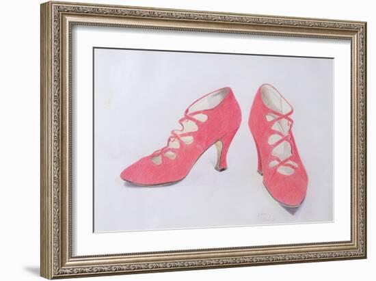 Pink Shoes, 1997-Alan Byrne-Framed Giclee Print